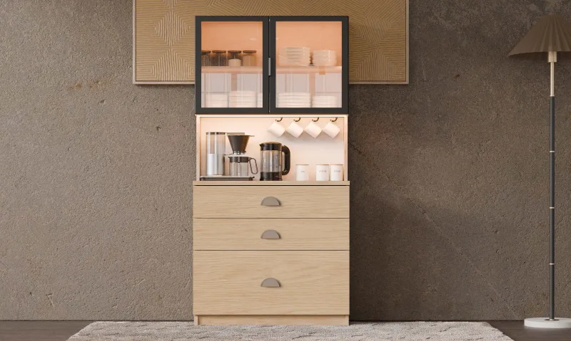 Ladin Vitrin & Bar Ünitesi konsol & vitrin